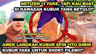 AWEK LANGKAH KUBUR SPIN "GIMIK KUBUR FAKE PROMOTE SHORT FILEM" | NETIZEN "TAPI KAWASAN KUBUR BETUL"