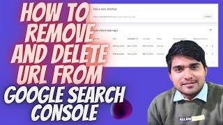 How to Remove URL from Google Search Console | How to Delete URL from Crawling and Indexing