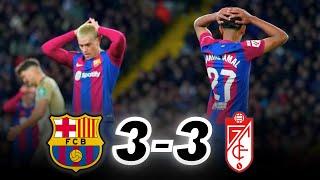 BARÇA DRAWS AGAINST GRANDA DESPITE a STELLAR L. YAMAL - FC BARCELONA 3️⃣ GRANADA 3️⃣