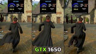How Much Ram Do You Need For Hogwarts Legacy? | 8GB vs 16GB vs 24GB Ram | ft. GTX 1650