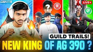 FREE FIRE LIVE IN TELUGU NEW KING OF AG390 !?? FACECAM LIVE