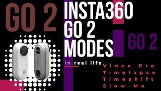 Insta360 Go 2: The different video modes in real life use