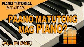 Paano Matutong Mag Piano?Tagalog Piano Chords Tutorial for beginner.