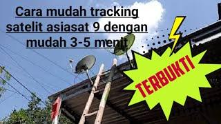 Cara tracking satelit asiasat 9 ninmedia dengan mudah