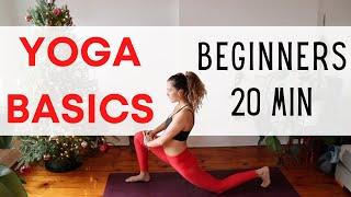 Yoga Basics At Home | 20 min. short daily yoga practice | Beginners