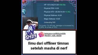 TIPS PAKAI HERO MASHA YANG DI NERF | BY : RRQ R7