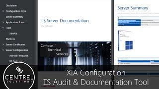 IIS Server Documentation Tool | Audit Software #xiaconfiguration