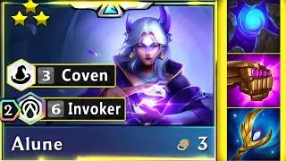 " Cast Over Cast Over Cast " | 3 Coven 7 Invoker Alune ⭐⭐⭐ 3 Star | TFT SET 11