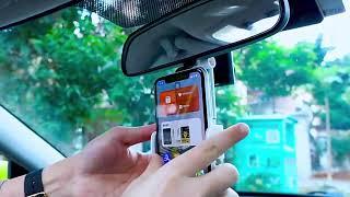 Phone Holder Mobil Universal Spion Rearview Car Stent Mount Single Pole Bracket Dudukan Smartphone