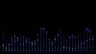 Free Audio Spectrum Stock Video Footage | Digital Audio Spectrum Graphic Equalizer Background 32