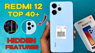 Redmi 12 4G Top 40++ Hidden Features | Redmi 12 Tips & Tricks | Redmi 12 4G