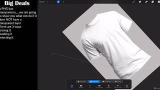 Making a T shirt Mock Up in Procreate