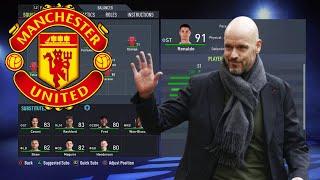 FIFA22-PREDICTED ERIK TEN HAG’S FUTURE TACTIC AT MANCHESTER UNITED FORMATION AND INSTRUCTIONS