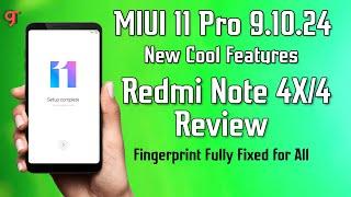 MIUIPro 11 9.10.24 for Redmi Note 4X/4 (Mido) Review - New Cool Features Fully Stable, PF Fix