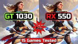 GT 1030 vs Rx 550 | Biggest Comparison