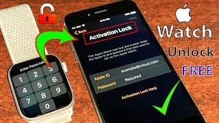 Remove an Unlock Apple Watch Series Ultra/9/8/7/6/5/4/3 Activation Lock iCloud all watchOS