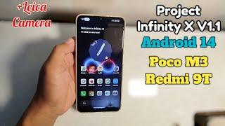 Project Infinity X V1.1  + Leica Camera - Android 14 - Poco M3/Redmi 9T