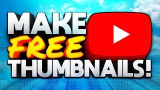 How To Make Thumbnails For FREE (Pixlr Tutorial) Make A Thumbnail For YouTube FREE WITHOUT Photoshop