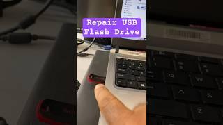 How to Repair USB Flash Drive  #memorycard #usbflashdrive