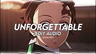 unforgettable - french montana ft. swae lee [edit audio]