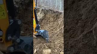 Chinese mini excavator digging!!!