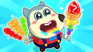 Delicious Fruit Candy  Colorful Tanghulu Song  Wolfoo Nursery Rhymes & Kids Songs