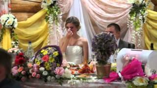 Папа поет на свадьбе дочери