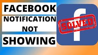 How to Fix Facebook Notifications Not Showing 2022|How to Fix Facebook Notifications Not Working|Ios
