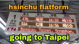 Hsinchu flatform going to Taipei Station by Yhang Sait Adventurer