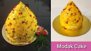 Modak Cake/ Rasmalai Modak cake