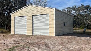 30x30 metal garage FULL COST BREAKDOWN