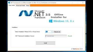 How to install  Net Framework 3 5 windows 10 offline