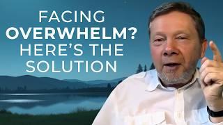 Overcoming Overwhelm: Eckhart Tolle's Guide to Staying Grounded