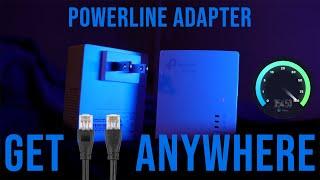 How to get ETHERNET through a power outlet! | Powerline Adapter