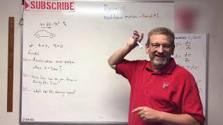 Dynamics - Lesson 2: Rectilinear Motion Example Problem