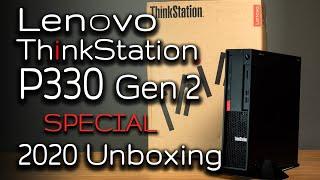 2020 Unboxing Method of Lenovo ThinkStation P330 SFF Gen 2 Mini Tower Workstation