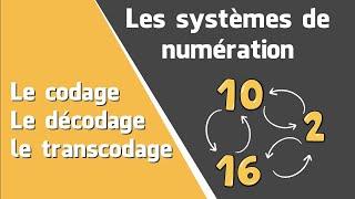 Le codage - Le décodage - Le transcodage (Les systèmes de numération)