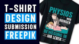 How to Submit T-Shirt Design on Freepik | File Ready | Upload Process Bangla Tutorial