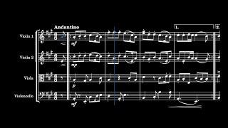 Andantino in A Major for String Quartet | Original Composition | MuseScore 4