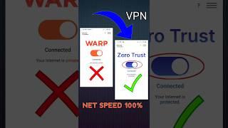 1.1.1.1 Vpn settings config Network Speed Zero Trust VPN | WARP VPN | #vpn #warp_vpn #trending #tech