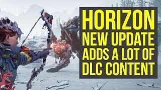 Horizon Zero Dawn DLC Content ADDED IN PATCH 1.40 & MORE NEW INFO! (Horizon Zero Dawn Frozen Wilds)