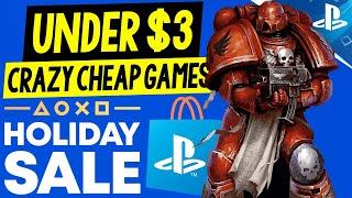 TONS of AWESOME PSN Game Deals UNDER $3! PSN HOLIDAY SALE 2024 CRAZY CHEAP PS4/PS5 Games to Buy