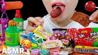 ASMR Mexican Candy Eating Sounds | 멕시코 불량식품 먹방 | MINEE EATS