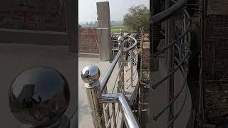 chhat ki steel  design railing #short #video