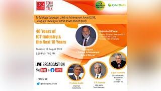 Rajendra Pawar, Founder NIIT University felicitated with Lifetime Achievement Award by Dataquest