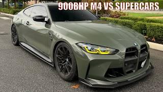 POV CHASING DOWN SUPERCARS IN MY 900BHP BMW M4 COMPETITION IN TRAFFIC...