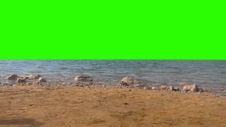 Ocean Sea & Beach - Green Screen Animation