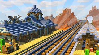 How To Build an Old Train Station in Minecraft (CREATIVE BUILDING)