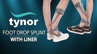 Tynor FOOT DROP SPLINT WITH LINER (D43) for supporting the ankle and foot in all foot drop condition