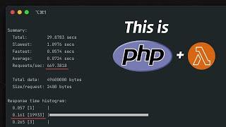 Serverless PHP is pretty good